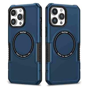 For iPhone 12 Pro MagSafe Shockproof Armor Phone Case(Dark Blue)