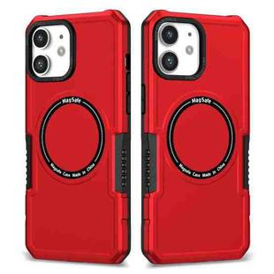 For iPhone 11 MagSafe Shockproof Armor Phone Case(Red)