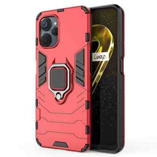 For Realme 9i 5G Magnetic Ring Holder PC + TPU Phone Case(Red)