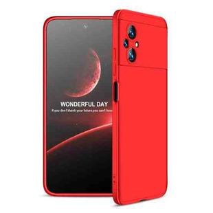 For Xiaomi Poco M5 GKK Three Stage Splicing Full Coverage PC Phone Case(Red)