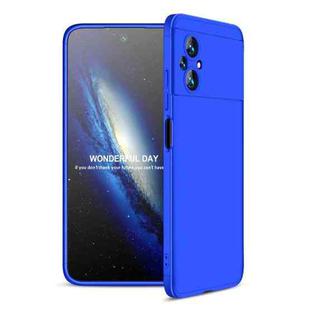 For Xiaomi Poco M5 GKK Three Stage Splicing Full Coverage PC Phone Case(Blue)