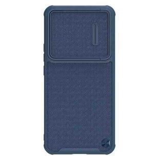 For Xiaomi 12T/Redmi K50 Ultra NILLKIN 3D Textured Camshield PC + TPU Phone Case(Blue)