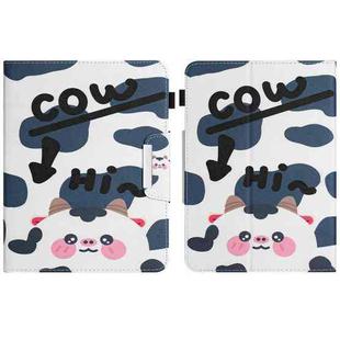 For 10 inch Colored Drawing Horizontal Flip Leather Tablet Case(Cow)