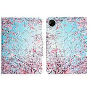 For Huawei MatePad Pro 11 2022 Colored Drawing Horizontal Flip Leather Tablet Case(Cherry Blossoms)
