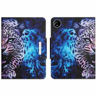 For Huawei MatePad Pro 11 2022 Colored Drawing Horizontal Flip Leather Tablet Case(Blue Leopard)