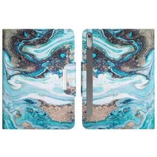 For Lenovo XiaoXin Pad Pro 2022 11.2 inch Colored Drawing Horizontal Flip Leather Tablet Case(Ink Marble)