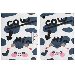 For Samsung Galaxy Tab A8 10.5 2021 Colored Drawing Horizontal Flip Leather Tablet Case(Cow)