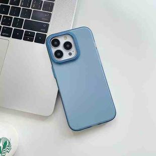 For iPhone 14 PC Frosted Phone Case(Blue)