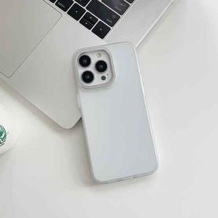 For iPhone 14 PC Frosted Phone Case(White)