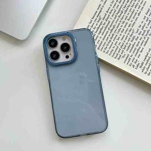 For iPhone 14 Pro Max PC Transparent Phone Case(Blue)