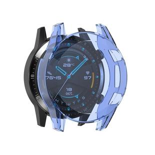 For Huawei Watch GT2 46mm Full Coverage Watch Protective Case with Screen(Transparent Blue)