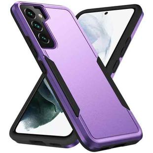 For Samsung Galaxy S23 5G Pioneer Armor PC + TPU Phone Case(Purple Black)