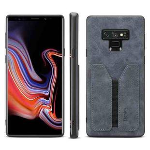 For Samsung Galaxy Note9 Denior DV Elastic Card PU Back Cover Phone Case(Grey)