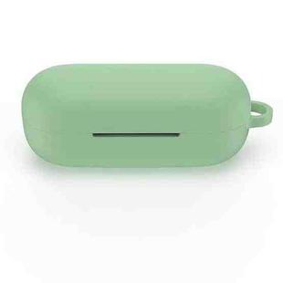 For Huawei FreeBuds SE Pure Color Bluetooth Earphone Silicone Case(Matcha Green)