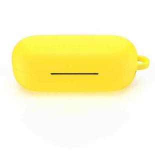 For Huawei FreeBuds SE Pure Color Bluetooth Earphone Silicone Case(Yellow)