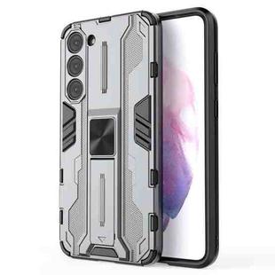 For Samsung Galaxy S23+ 5G Supersonic PC + TPU Shock-proof Phone Case with Holder(Grey)