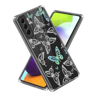 For Samsung Galaxy S23 5G Laser IMD Pattern TPU Phone Case(Butterfly)