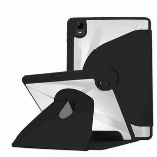 For OPPO Pad 11 2022 Acrylic 360 Degree Rotation Holder Tablet Leather Case(Black)