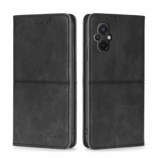 For Xiaomi Poco M5 4G Cow Texture Magnetic Leather Phone Case(Black)