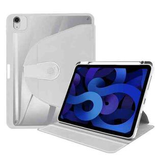 For iPad mini 5 / 4 Acrylic 360 Degree Rotation Holder Tablet Leather Case(Grey)