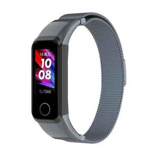 For Huawei Band 4 (ADS-B29) / Honor Band 5i (CRS-B19S) Milan Wrist Strap Watchband(Space Gray)