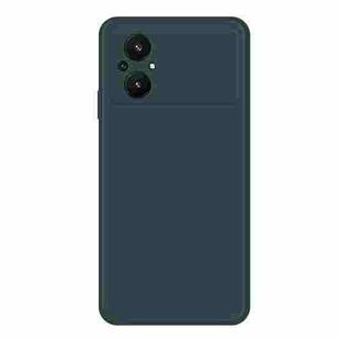 For Xiaomi Poco M5 Imitation Liquid Silicone Phone Case(Dark Green)