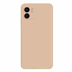 For Xiaomi Redmi A1 Imitation Liquid Silicone Phone Case(Apricot)