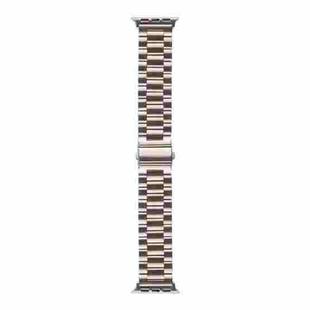 Strains Metal Watch Band For Apple Watch Ultra 49mm / Series 8&7 45mm / SE 2&6&SE&5&4 44mm / 3&2&1 42mm(Silver)