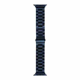 Strains Metal Watch Band For Apple Watch Ultra 49mm / Series 8&7 45mm / SE 2&6&SE&5&4 44mm / 3&2&1 42mm(Blue)