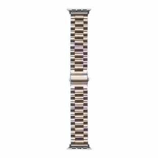 Strains Metal Watch Band For Apple Watch Series 8&7 41mm / SE 2&6&SE&5&4 40mm / 3&2&1 38mm(Silver)