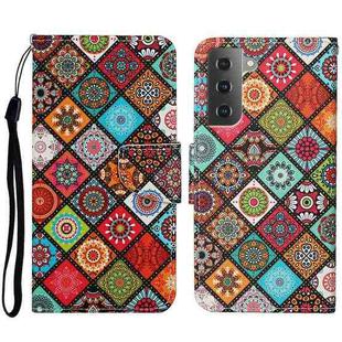 For Samsung Galaxy S23 5G Colored Drawing Pattern Leather Phone Case(Ethnic Style)