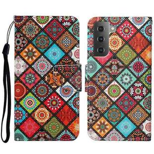 For Samsung Galaxy S23+ 5G Colored Drawing Pattern Leather Phone Case(Ethnic Style)