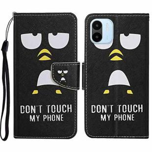 For Xiaomi Redmi A1 Colored Drawing Pattern Leather Phone Case(Penguin)