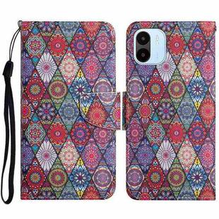 For Xiaomi Redmi A1 Colored Drawing Pattern Leather Phone Case(Diamond Kaleidoscope)