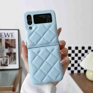 For Samsung Galaxy Z Flip4 Diamond Pattern Fold Protective Phone Case(White)