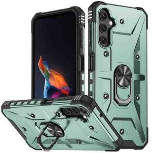 For Samsung Galaxy A14 5G Ring Holder Phone Case(Midnight Green)