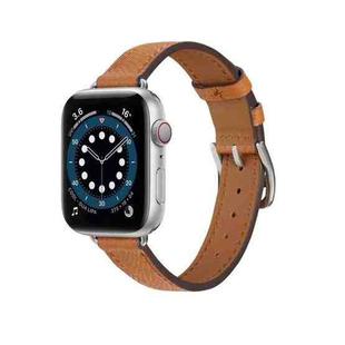 Cross Texture Breathable Watch Band For Apple Watch Ultra 49mm / Series 8&7 45mm / SE 2&6&SE&5&4 44mm / 3&2&1 42mm(Orange)
