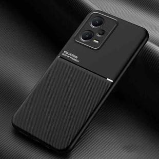 For Xiaomi Redmi Note 12 Pro+ Classic Tilt Magnetic Phone Case(Black)