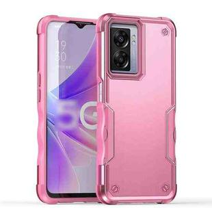 For OPPO A57 4G Non-slip Shockproof Armor Phone Case(Pink)