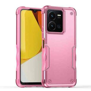 For vivo Y35 / Y22s / Y22 Non-slip Shockproof Armor Phone Case(Pink)