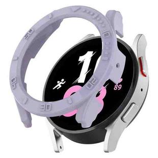 For Samsung Galaxy Watch5 / Watch4 40mm Half Coverage PC Watch Protective Case with Scale(Purple)