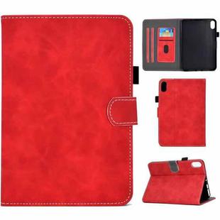 For iPad 10th Gen 10.9 2022 Cowhide Texture Tablet Leather Smart Case(Red)