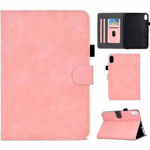 For iPad 10th Gen 10.9 2022 Cowhide Texture Tablet Leather Smart Case(Rose Gold)