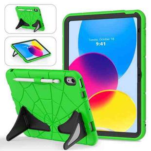 For iPad 10th Gen 10.9 2022 Silicone + PC Shockproof Protective Tablet Case(Green+Black)