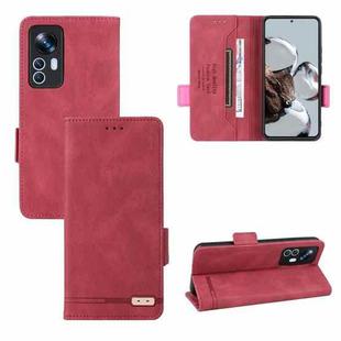 For Xiaomi 12T / 12T Pro / Redmi K50 Ultra Magnetic Clasp Leather Phone Case(Red)