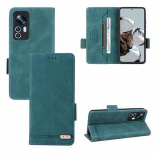For Xiaomi 12T / 12T Pro / Redmi K50 Ultra Magnetic Clasp Leather Phone Case(Green)