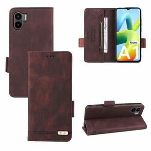 For Xiaomi Redmi A1 Magnetic Clasp Leather Phone Case(Brown)