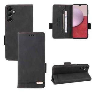 For Samsung Galaxy A14 5G Magnetic Clasp Leather Phone Case(Black)