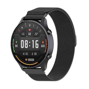 For Xiaomi Watch Color 22mm Milan Wrist Strap Watchband(Black)