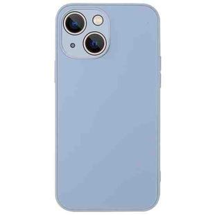 For iPhone 14 Plus AG Frosted Sweatproof Shockproof Phone Case(Sierra Blue)
